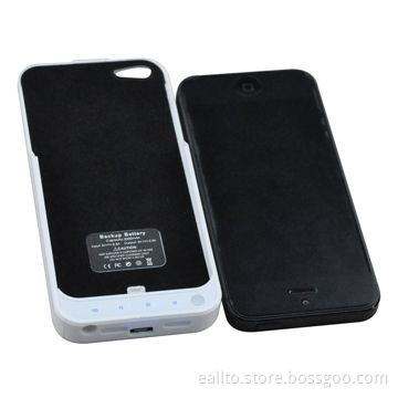 rechargeable battery case for iPhone 5/5s with 2200mAh